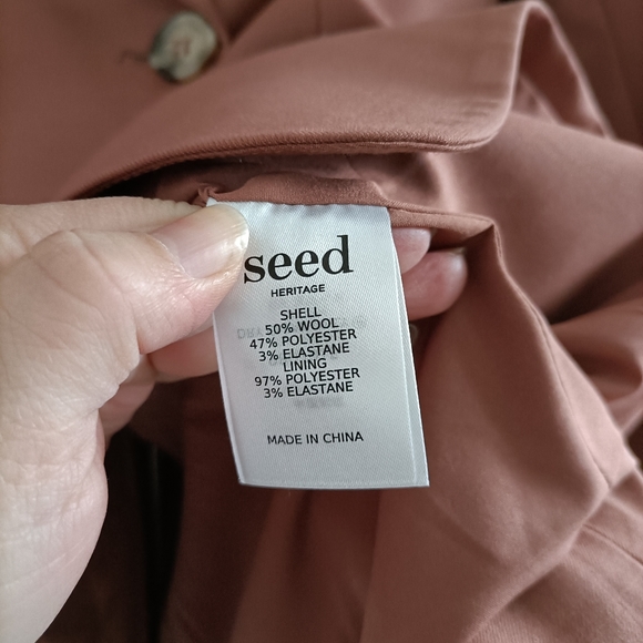 Seed Heritage - wool blend blazer (14) - Picture 7 of 8